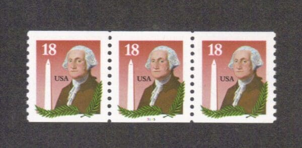 Scott# 2149 "WASHINGTON" MNH PNC3, PLATE #3333, NICELY CENTERED