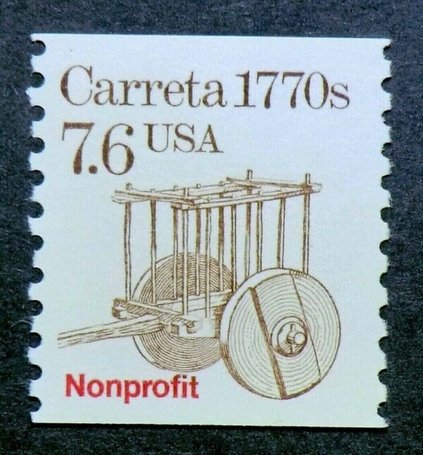 Scott# 2255 "CARRETA" TRANSPORTATION SERIES MNH COIL SINGLE