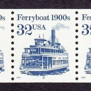Scott# 2466 "FERRYBOAT" TRANSPORTATION SERIES MNH PNC5, PLATE# 2
