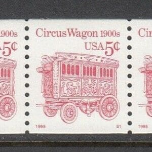 Scott# 2452D "CIRCUS WAGON" TRANSPORTATION SERIES PNC5, PLATE# S1