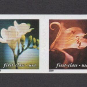 Scott# 3462-65 "LILIES" NON-DENOMINATED COIL STRIP (4) MNH