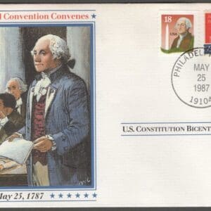 U.S. CONSTITUTION BICENTENNIAL COVER SET (9) PHILADELPHIA CANCELS - Image 5