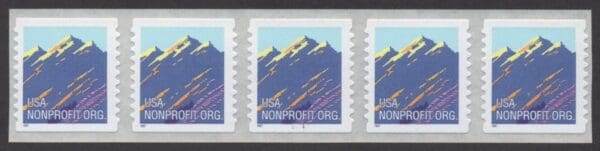 Scott# 2904B "MOUNTAIN" MNH S/A 1997 DATE PNC5 PLATE # 1111