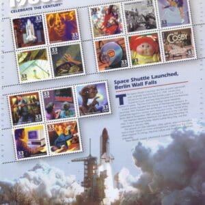 Scott# 3190 "CELEBRATE THE CENTURY 1980'S" FULL SHEET (15) MNH
