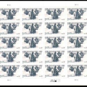 Scott# 3803 "KOREAN WAR VETERANS MEMORIAL" FULL SHEET (20)