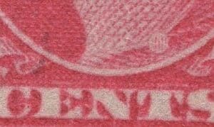 Alternative view of Scott# 532 WASHINGTON OFFSET TYPE IV MNH IMPERFORATE PAIR *LOOK*