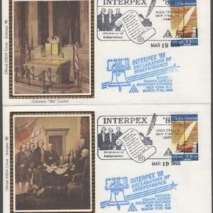 Scott# 2360 "U.S. CONSTITUTION" INTERPEX COLORANO SILK COVER SET W/BONUS - Image 3