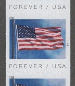 Scott# 5343 "FLAG" BCA PNC5 PLATE # B1111, MNH, NICELY CENTERED