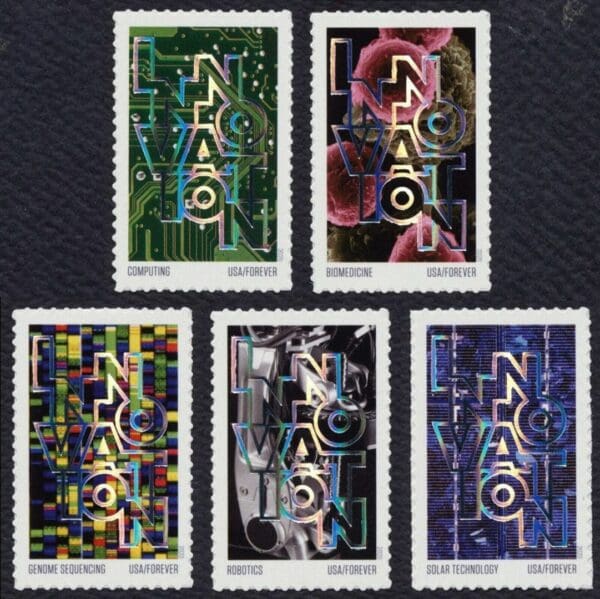 Scott# 5514-18 "INNOVATION" MNH SINGLES SET (5) NICELY CENTERED