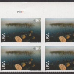 Scott# C148 "VOYAGEURS NAT'L PARK" MNH PLATE BLOCK (4) NICELY CENTERED