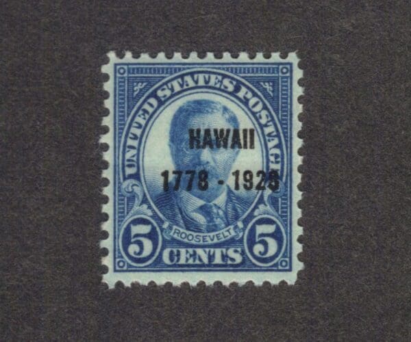 Scott# 648 "HAWAII OVERPRINT" MINT SINGLE, NICELY CENTERED