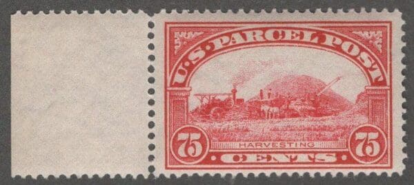 Scott# Q11 "PARCEL POST" MNH, VERY NICELY CENTERED WITH SELVAGE