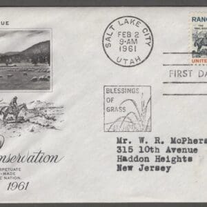 Scott# 1176 "RANGE CONSERVATION" ARTCRAFT FIRST DAY COVER