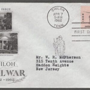 Scott# 1179 "BATTLE OF SHILOH" ARTCRAFT FIRST DAY COVER