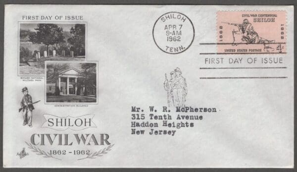 Scott# 1179 "BATTLE OF SHILOH" ARTCRAFT FIRST DAY COVER