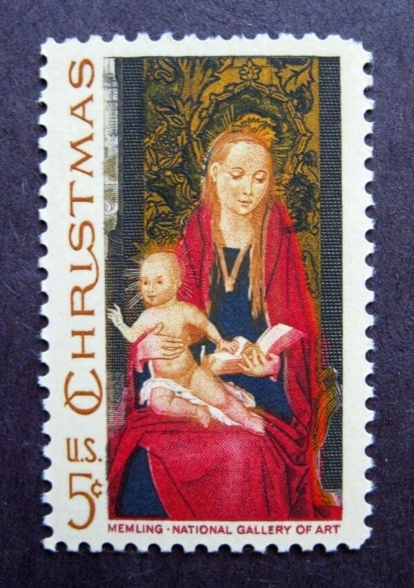 Scott# 1336 "MADONNA & CHILD BY MEMLING" MNH, NICELY CENTERED