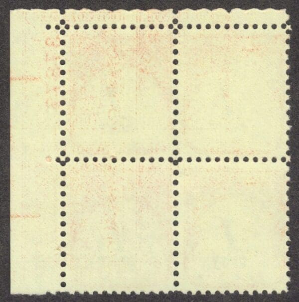 Scott# J89 "POSTAGE DUE" ROTARY MNH PLATE BLOCK (4) NICELY CENTERED - Image 2