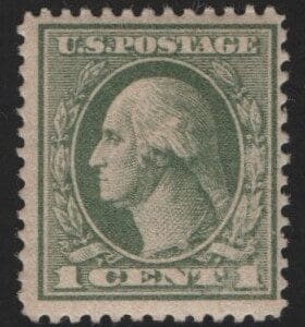 Scott# 536 "WASHINGTON" MNH OFFSET PERF 12.5 ISSUE of 1919