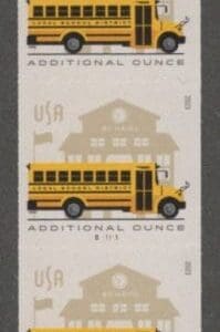 Scott# 5741 "SCHOOL BUS" MNH PNC7 PLATE # B111111, NICELY CENTERED
