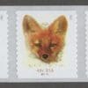 Scott# 5743 "RED FOX" MNH PNC (7) PLATE# B1111 WITH BACK NUMBER