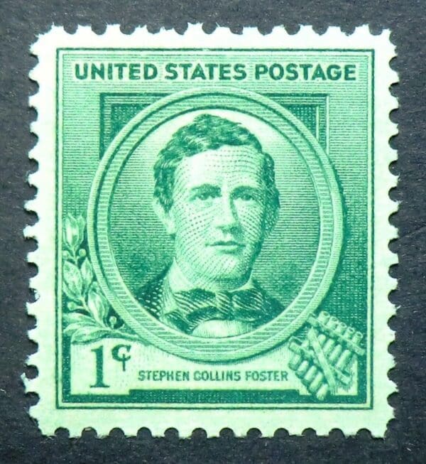 Scott# 879 "STEPHEN FOSTER - FAMOUS AMERICAN COMPOSERS" MNH SINGLE