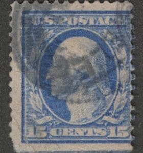 Scott# 340 "WASHINGTON" USED, LEXINGTON KY DOUBLE OVAL CANCEL