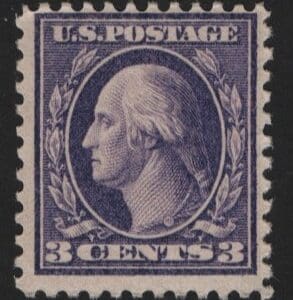 Scott# 502 "WASHINGTON" MINT FLAT PLATE PERF 11 TYPE II SINGLE
