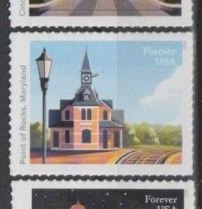 Scott# 5758-62 "HISTORIC RAILROAD STATIONS" MNH SINGLES SET (5)