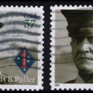 Scott# 3961-64 "DISTINGUISHED MARINES" USED SINGLES SET (4)