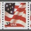 Scott# 3631 FLAG MNH WAG PNC3, PLATE# S1111, PERF 9.75 SMALL HOLE