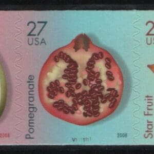 Scott# 4258-62 "TROPICAL FRUIT" MNH PNC5, PLATE# V1111111