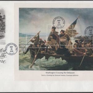 Scott# 1686-89 "BICENTENNIAL" SOUVENIR SHEETS (4) ARTCRAFT COVER SET - Image 4