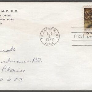 Scott# 1722 "BATTLE OF ORISKANY" FIRST DAY COVER