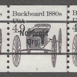 Scott# 2124a "BUCKBOARD" MNH PRECANCEL PNC5, P#1, NICELY CENTERED