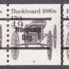 Scott# 2124a "BUCKBOARD" MNH PRECANCEL PNC5, PLATE # 4, NICELY CENTERED