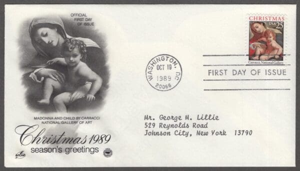 Scott# 2427 "MADONNA & CHILD" ARTCRAFT FIRST DAY COVER