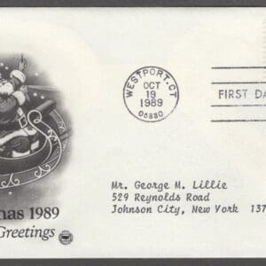 Scott# 2428 "SLEIGH & PRESENTS" ARTCRAFT FIRST DAY COVER