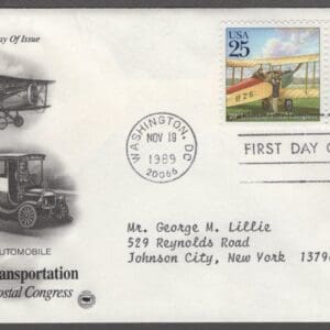 Alternative view of Scott# 2434-37 "CLASSIC MAIL TRANSPORTATION" (2) ARTCRAFT FIRST DAY COVERS