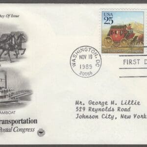 Scott# 2434-37 "CLASSIC MAIL TRANSPORTATION" (2) ARTCRAFT FIRST DAY COVERS