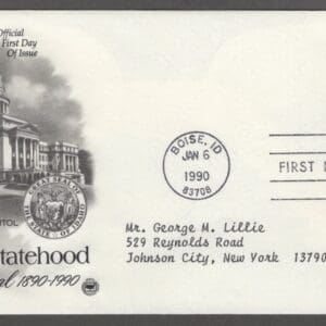 Scott# 2439 "IDAHO STATEHOOD" ARTCRAFT FIRST DAY COVER