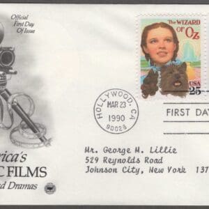 Scott# 2445-48 "CLASSIC FILM STARS" (2) ARTCRAFT FIRST DAY COVERS