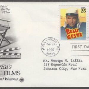 Alternative view of Scott# 2445-48 "CLASSIC FILM STARS" (2) ARTCRAFT FIRST DAY COVERS