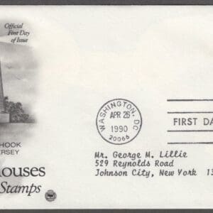 Scott# 2470-74 "LIGHTHOUSES" (3) ARTCRAFT FIRST DAY COVERS - Image 3