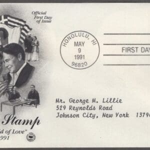 Scott# 2535 "LOVE" POSTAL COMMEMORATIVE SOCIETY FDC
