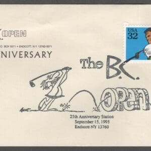 Scott# 2965 "GOLF" 25th ANNIVERSARY of the B.K. OPEN with CEREMONIAL CANCEL