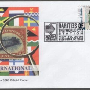Scott# 4076e "DISTINGUISHED AMERICAN DIPLOMATS" ON COVER-WORLD STAMP EXPO 2006