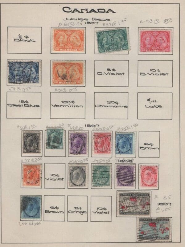 "CANADA COLLECTION" 1859-1916 WITH DECENT COVERAGE and some BACK of the BOOK - Image 3