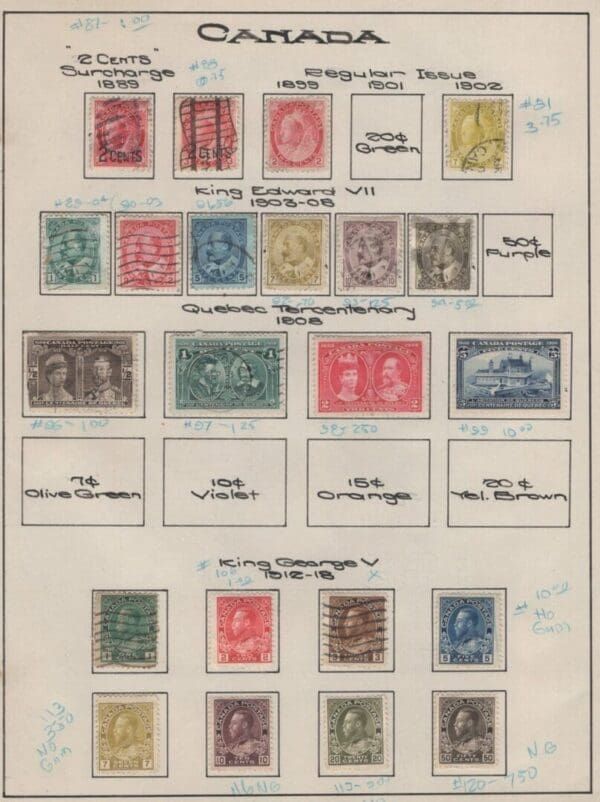 "CANADA COLLECTION" 1859-1916 WITH DECENT COVERAGE and some BACK of the BOOK - Image 4