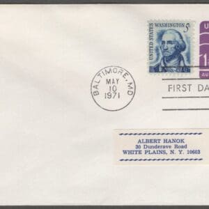 Scott# U556 /1283 "NONPROFIT EMBOSSED ENVELOPE" FIRST DAY COVER