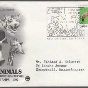 Scott# 2707 "FLAMINGO" WILD ANIMALS FIRST DAY COVER